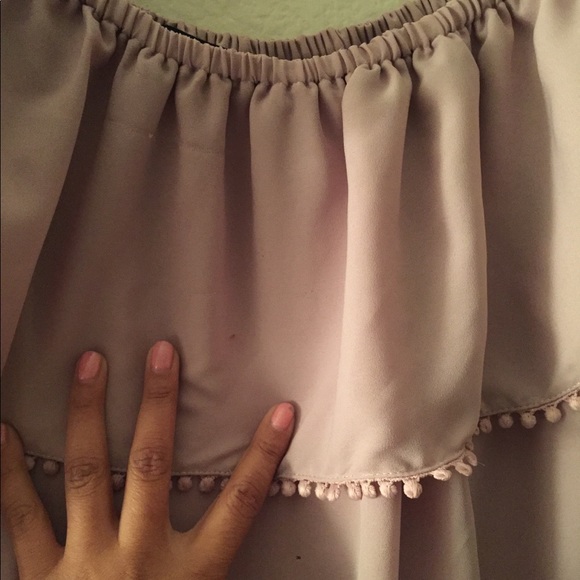Pink off the shoulder top (medium) - Picture 2 of 4